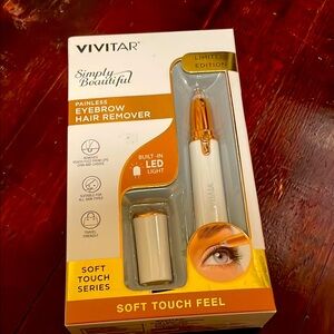 Simply Beautiful Eyebrow Hair Remover - White and Gold